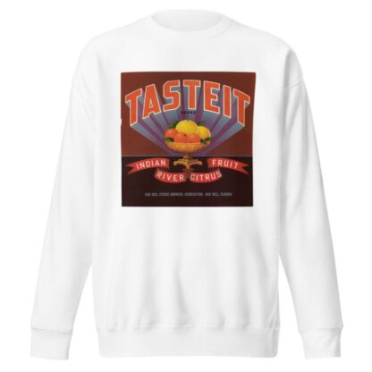 TasteIt Brand Citrus Label by Anonymous Sweatshirt