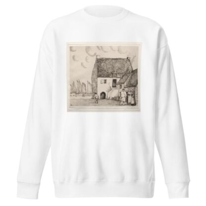 Fishermen’s Quarters by Jean-Émile Laboureur Sweatshirt