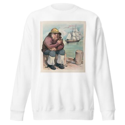 The skipper out of a berth by Udo Keppler Sweatshirt
