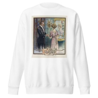 Her reflection by Gordon Grant Sweatshirt