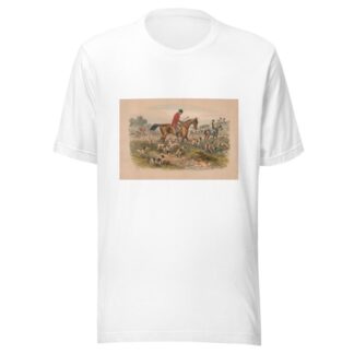 Fox-Hunting Sketches; No. 1. Going to Cover by Hablot Knight Browne T-Shirt