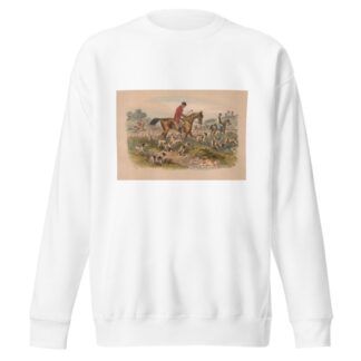 Fox-Hunting Sketches; No. 1. Going to Cover by Hablot Knight Browne Sweatshirt