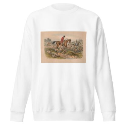 Fox-Hunting Sketches; No. 1. Going to Cover by Hablot Knight Browne Sweatshirt