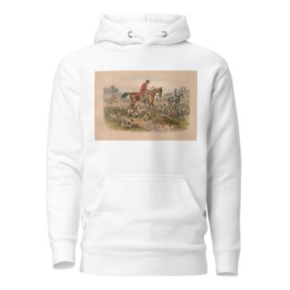 Fox-Hunting Sketches; No. 1. Going to Cover by Hablot Knight Browne Hoodie