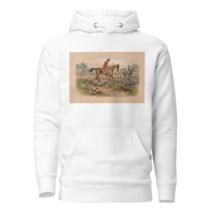 Fox-Hunting Sketches; No. 1. Going to Cover by Hablot Knight Browne Hoodie