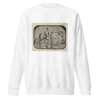 Aufsteigender Reiter by Albert Welti Sweatshirt