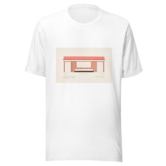 Drawings for proposed decorations of Mike Lyman’s Restaurant, 424 W. Sixth St. Los Angeles, CA.] [Scheme 1; elevation – K – showing bar by Winold Reiss T-Shirt
