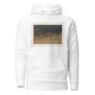 The stampede by lightning by Frederic Remington Hoodie
