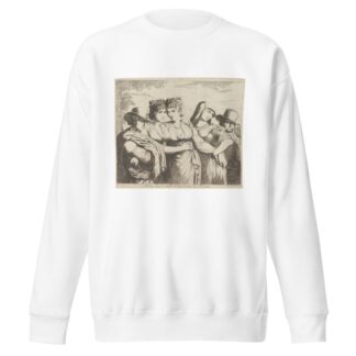 Brevi son l’ire e l’amicizia in Donna by Bartolomeo Pinelli Sweatshirt