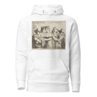 Brevi son l’ire e l’amicizia in Donna by Bartolomeo Pinelli Hoodie