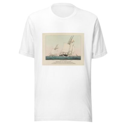 The celebrated Yachts Coronet and Dauntless by Currier & Ives. T-Shirt