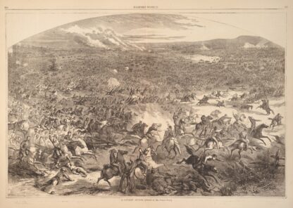 A cavalry attack by Thomas Nast