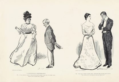 A continous performance by Charles Dana Gibson