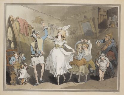 A French family by Thomas Rowlandson