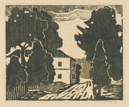 A House in the Alley by Mikuláš Galanda