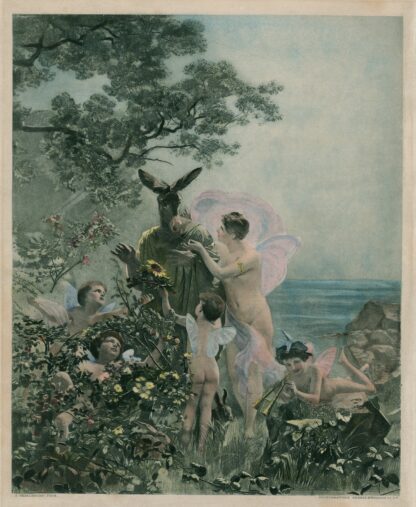 A midsummer night’s dream [act IV, sc. 1] by Eduard Charlemont