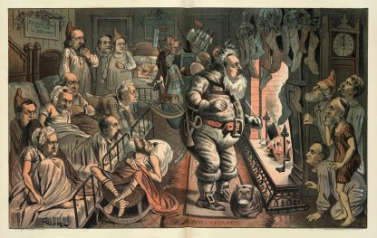A moment of anxiety – who is going to get left by Bernhard Gillam