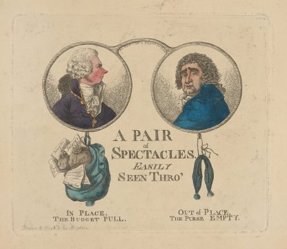 A pair of spectacles easily seen thro’. by Robert Dighton