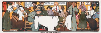 A pie eating contest by Sadie Wendell Mitchell