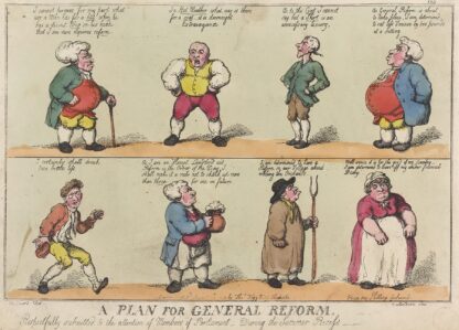 A plan for general reform, respectfully submitted to the attention of members of Parliament – during the Summer Recess by Thomas Rowlandson