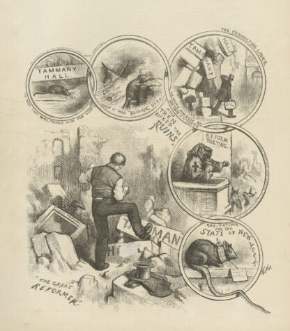 A Tammany rat by Thomas Nast