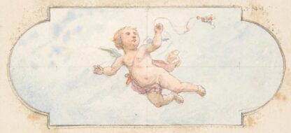 A winged putto by Jules-Edmond-Charles Lachaise