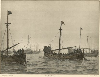 Absalons sejr over Bugislav by Christian Blache