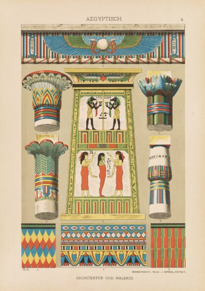 Aegyptisch – Architektur und Malerei by Heinrich Dolmetsch