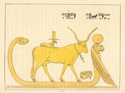 Aha, Ahi, Ahé ou Éhé [Ihet], la vache divine. by Léon-Jean-Joseph Dubois