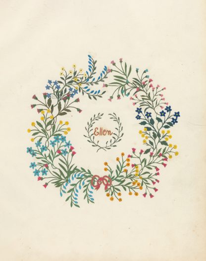 Album of cut-paper flowers Pl.02 by Ellen W.
