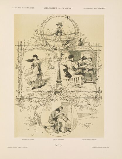 Allegorien und Embleme Vol. I Pl.009 by Albert Ilg
