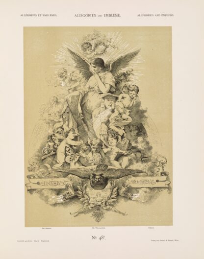 Allegorien und Embleme Vol. I Pl.052 by Albert Ilg