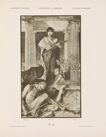 Allegorien und Embleme Vol. I Pl.060 by Albert Ilg