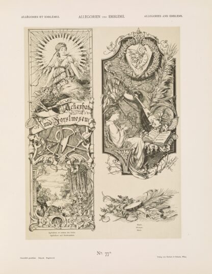 Allegorien und Embleme Vol. I Pl.092 by Albert Ilg
