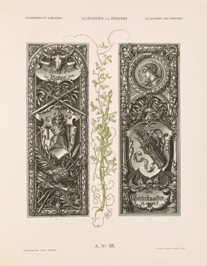 Allegorien und Embleme Vol. II Pl.098 by Albert Ilg