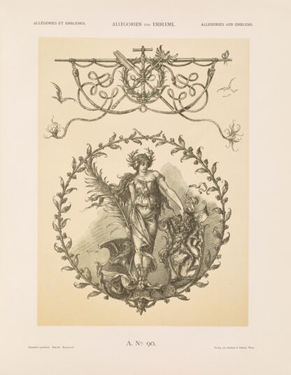 Allegorien und Embleme Vol. II Pl.100 by Albert Ilg