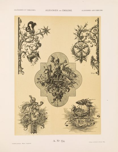 Allegorien und Embleme Vol. II Pl.166 by Albert Ilg