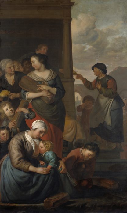 Allegory of food distribution to the poor by Jacob Van Loo