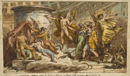 Allegory on the Life of Canova by Felice Giani