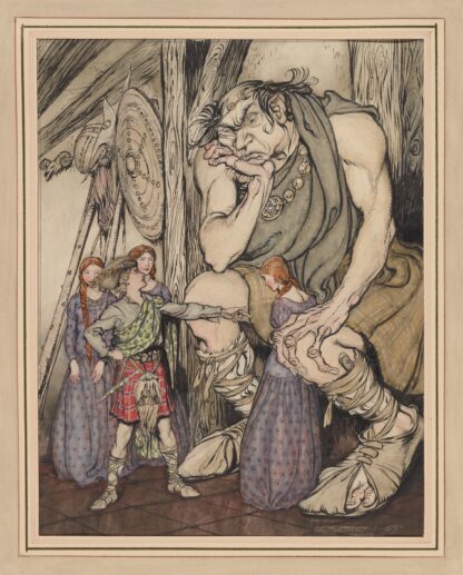 Allies’ fairy book. The Scottish story of ‘The Battle of the Birds’ by Arthur Rackham