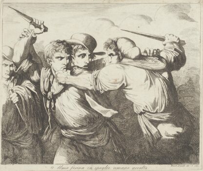 Alma ferina in spoglie umane accolta by Bartolomeo Pinelli