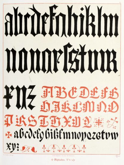 Alphabets 4 by Augustus Pugin