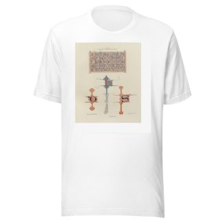 Alphabets: numerals, and devices of the middle ages Pl.08 by Henry Shaw T-Shirt