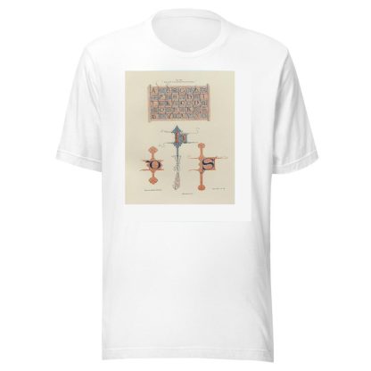 Alphabets: numerals, and devices of the middle ages Pl.08 by Henry Shaw T-Shirt