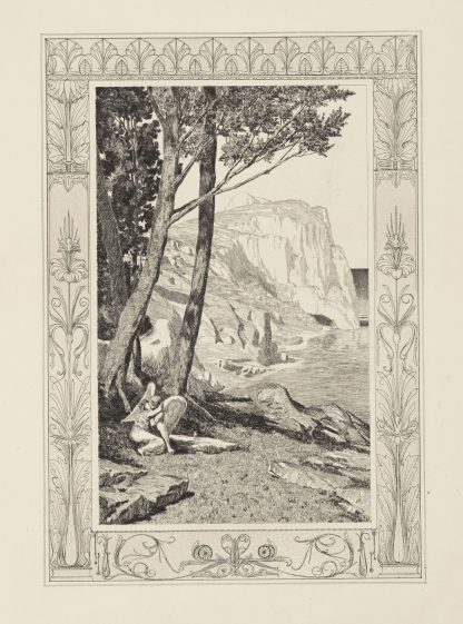 Amor findet Psyche by Max Klinger