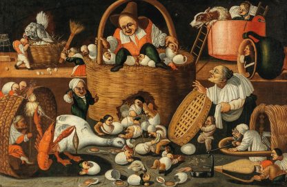 An Allegory of domestic disputes by The Master of the Fertility of the Egg