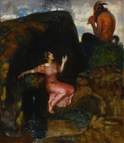 An Der Quelle by Franz von Stuck