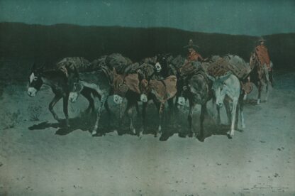 An early start for market by Frederic Remington