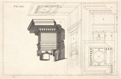 An Ionick work in perspective; with the manner of reconciling the fictitious to the solid architecture. by Andrea Pozzo