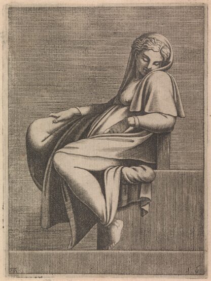 Ancestor of Christ from Abiah Lunette by Adamo Scultori